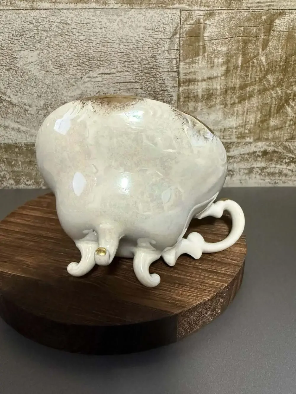 Vintage Hand Painted Occupied Japan Footed Teacup
